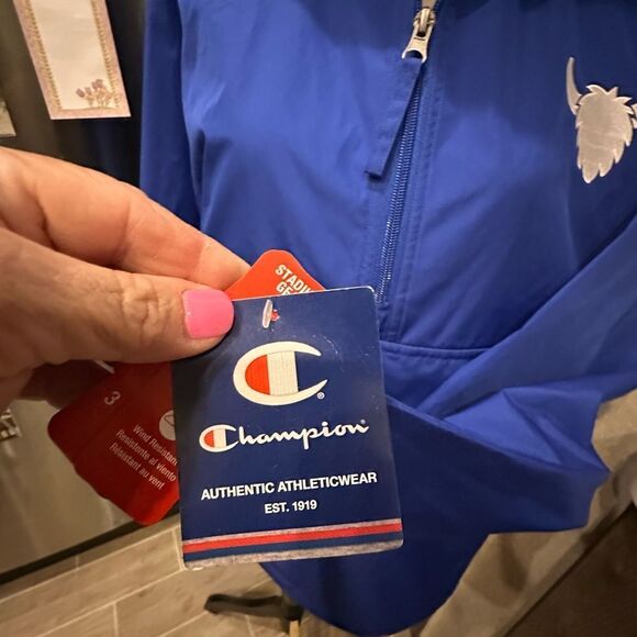 NWT Champion Rain Jacket with Hood - Picture 4 of 5